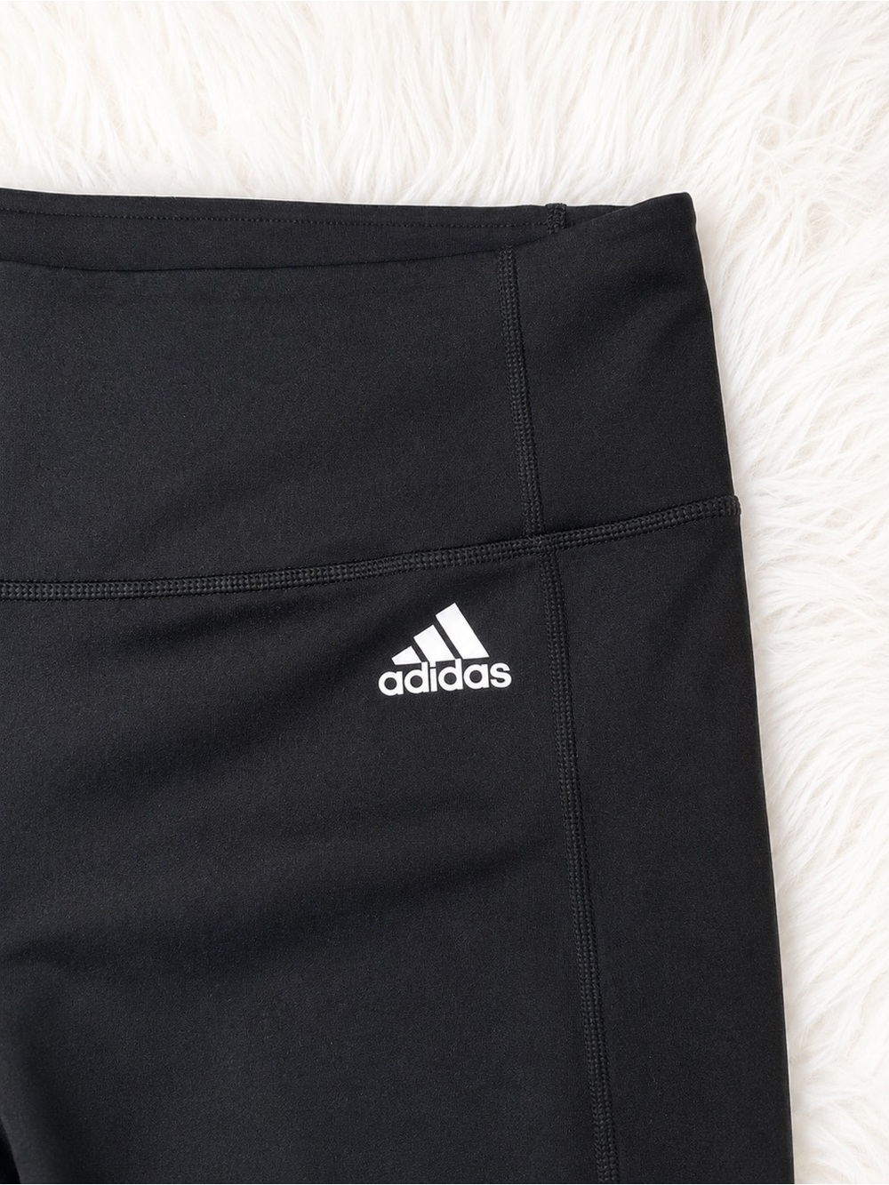 Adidas Primegreen High Rise 3 Stripe Pocket Leggings Black Women’s XL Athleisure - Picture 2 of 4